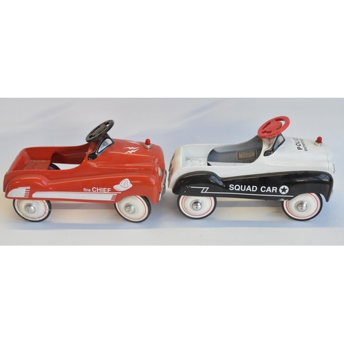 219 - Four 1/3 scale diecast and pressed metal limited edition pedal cars from Xonex (all of 10,000) to in... 