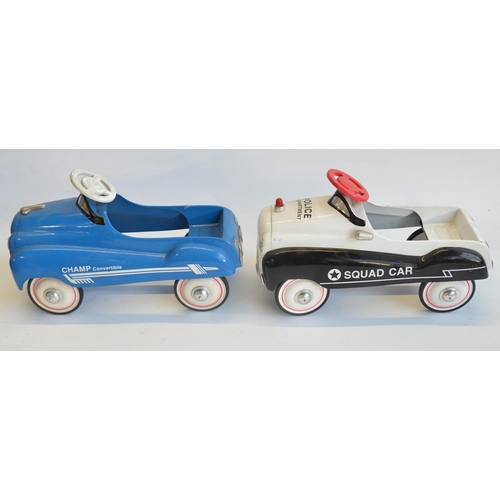 218 - Four 1/3 scale diecast and pressed metal limited edition pedal cars from Xonex (all of 10,000) to in... 