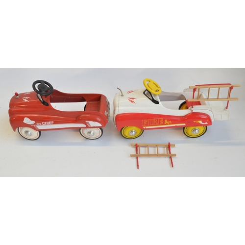 218 - Four 1/3 scale diecast and pressed metal limited edition pedal cars from Xonex (all of 10,000) to in... 