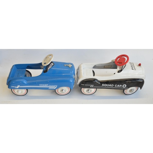 218 - Four 1/3 scale diecast and pressed metal limited edition pedal cars from Xonex (all of 10,000) to in... 