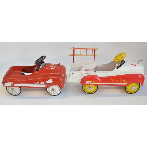 218 - Four 1/3 scale diecast and pressed metal limited edition pedal cars from Xonex (all of 10,000) to in... 