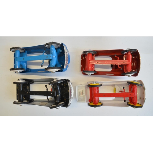 218 - Four 1/3 scale diecast and pressed metal limited edition pedal cars from Xonex (all of 10,000) to in... 