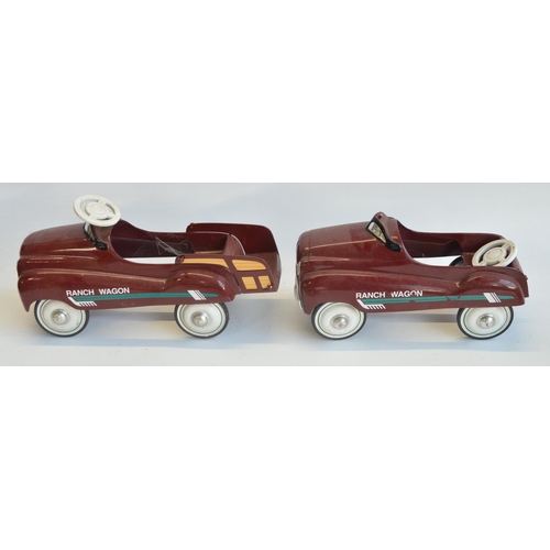 217 - Five 1/3 scale diecast and pressed metal limited edition pedal cars from Xonex (all of 10,000) to in... 