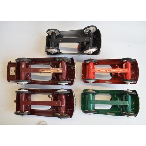 217 - Five 1/3 scale diecast and pressed metal limited edition pedal cars from Xonex (all of 10,000) to in... 