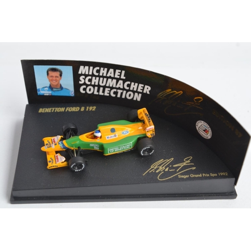 170 - Collection of 8 diecast model racing car models in 1/43 and 1/87 scales to include 1/43 Hot Wheel Ra... 