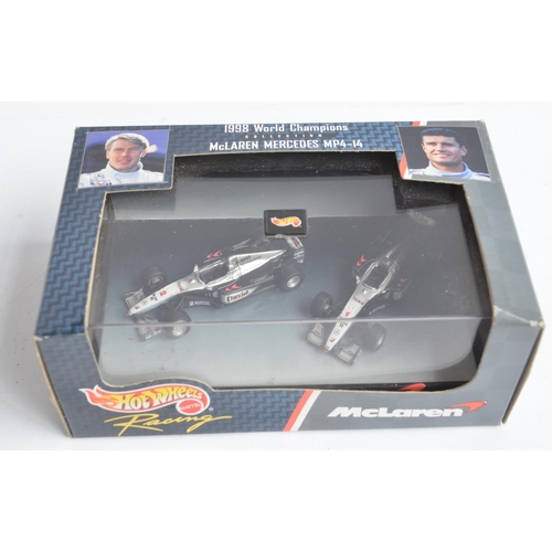 171 - Collection of plastic and diecast David Coulthard themed Formula 1 racing car models to include 2 Au... 