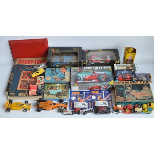 176 - Collection of car models to include Anso 1/18 scale Caterham Super 7 and Burago Bugatti EB110, Carar... 