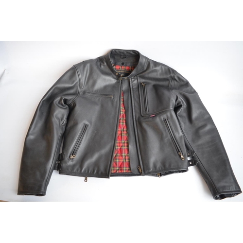 191 - Genuine Belstaff leather bikers jacket, size UK/US44, EUR54 in excellent little worn condition