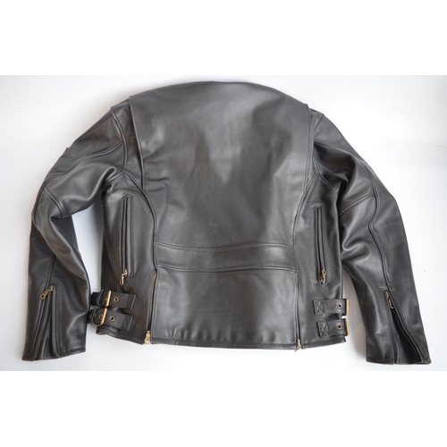 191 - Genuine Belstaff leather bikers jacket, size UK/US44, EUR54 in excellent little worn condition