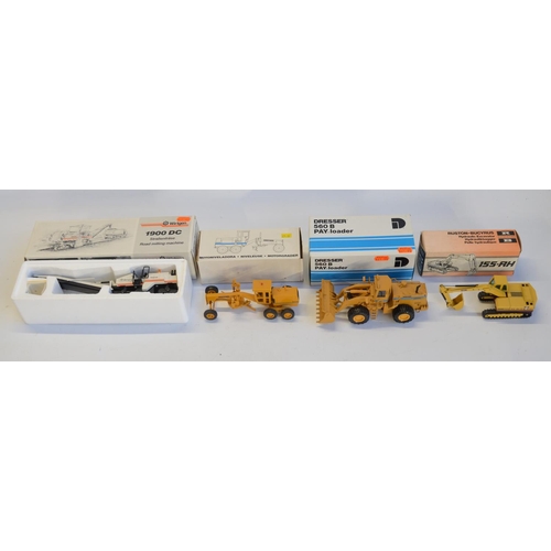 418 - Four 1/50 scale diecast plant models to include NZG Wirtgen 1900DC Road Milling Machine (Art No 379,... 