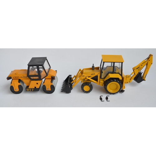 421 - Seven 1/35 scale diecast plant models to include an Old Cars Komatsu PW95 Wheeled Excavator (model e... 