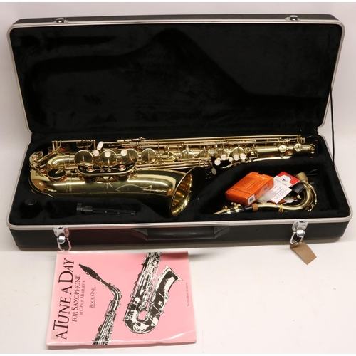 242 - Cased saxophone