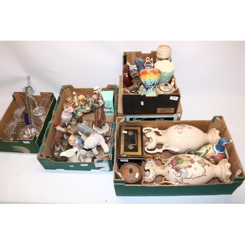 702 - various decorative ceramics incl. Pendelfin 'Millennium queen', sylvac, royal crown Derby, glassware... 