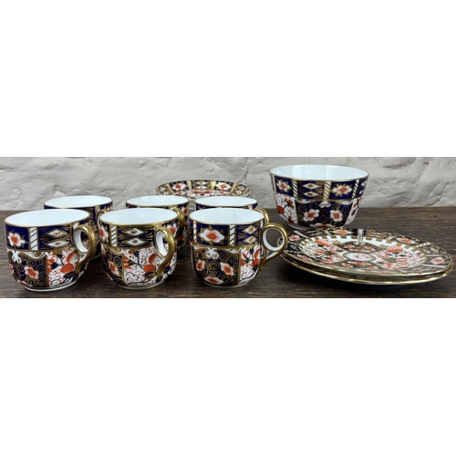 338 - Collection of Royal Crown Derby Traditional Imari teaware