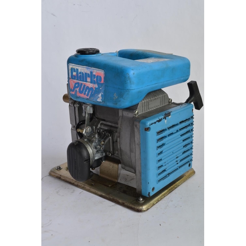 1339 - A Clarke CD1 1 inch petrol driven water pump with instructions and a Clarke airless spraygun (looks ... 