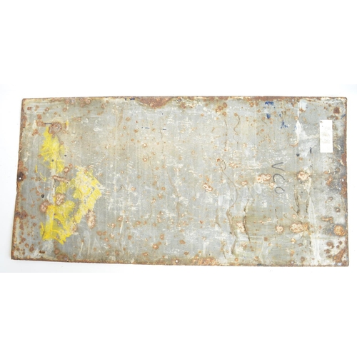 122 - Enamel steel plate advertising sign for Wild Woodbine Cigarettes, 91.4x45.5cm