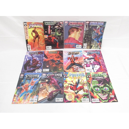 308 - Marvels Spiderman - large mixed collection of Spiderman comics to include: Web of Spider-Man (1985-1... 