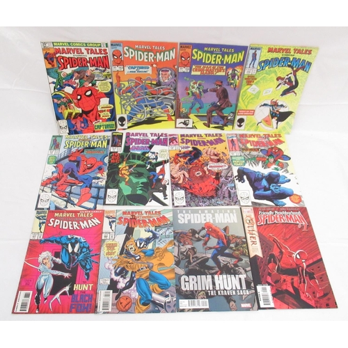 308 - Marvels Spiderman - large mixed collection of Spiderman comics to include: Web of Spider-Man (1985-1... 