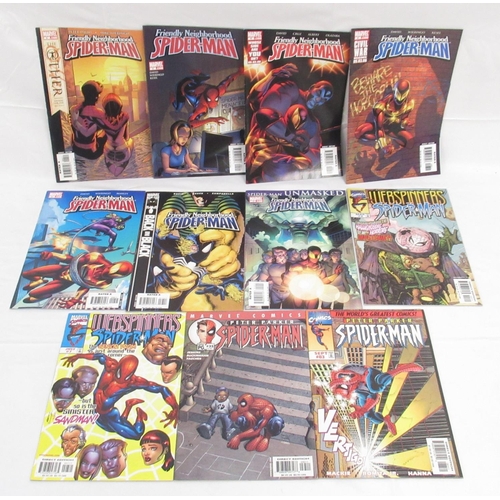 308 - Marvels Spiderman - large mixed collection of Spiderman comics to include: Web of Spider-Man (1985-1... 