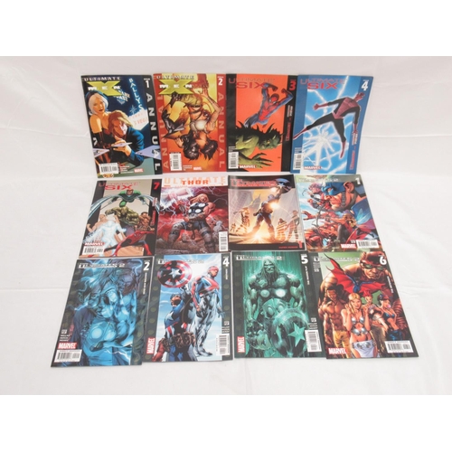 318 - Large mixed collection of Marvel Ultimate Six, Ultimate Spider-Man, Ultimate Fantastic Four, Ultimat... 