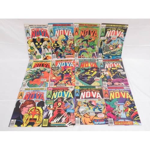 319 - Assorted collection of Marvel comics to include: The Man Called Nova (1976-79) #1-25, ROM (1979-1986... 