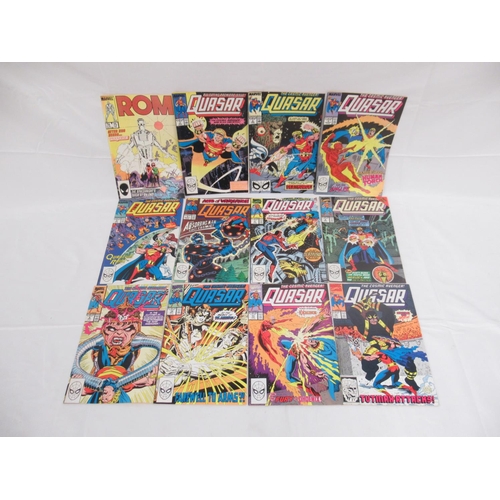 319 - Assorted collection of Marvel comics to include: The Man Called Nova (1976-79) #1-25, ROM (1979-1986... 