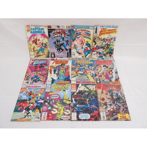 321 - Assorted collection of Marvel comics relating to Infinity Gauntlet, Thanos, Vision, Scarlet Witch, C... 