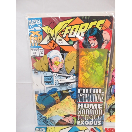 323 - Marvel's X-Force - X-Force #25 Limited Edition Signed by Gre Capullo 1260/7500 with COA from Dynamic... 