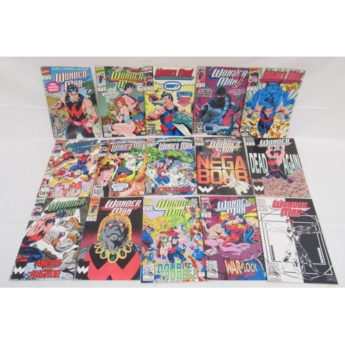 328 - Marvel - assorted collection of Marvel comics to include: Wonderman (1991-1994) #1-29, Nth Man The U... 