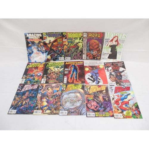 328 - Marvel - assorted collection of Marvel comics to include: Wonderman (1991-1994) #1-29, Nth Man The U... 