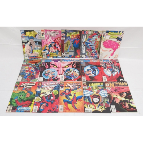 328 - Marvel - assorted collection of Marvel comics to include: Wonderman (1991-1994) #1-29, Nth Man The U... 