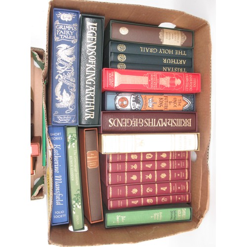 449A - Folio Society - collection of assorted folio society books covering fiction, history and myths, to i... 