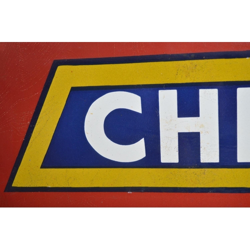 227 - Enamel steel plate advertising sign for Chevrolet, 91.3x30.5cm