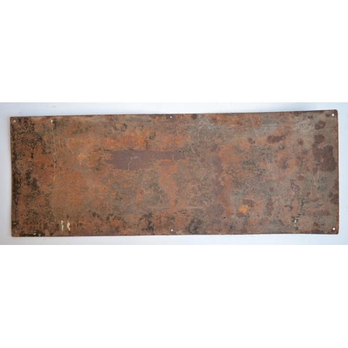 234 - Enamel steel plate advertising sign for Exide Batteries, 89x33.2cm