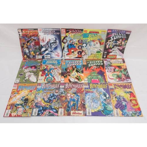 329 - Marvel -assorted collection of Marvel comics to include: Silver Surfer(1987-88) #2, 5-10, 21, 24, 26... 