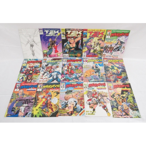 330 - Marvel - assorted collection of Marvel comics to include: Super Soldiers (1993) #1-8, Warheads (1992... 