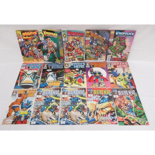 330 - Marvel - assorted collection of Marvel comics to include: Super Soldiers (1993) #1-8, Warheads (1992... 