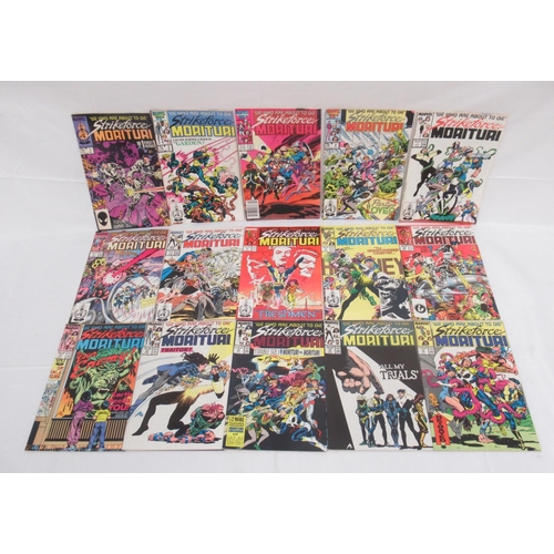 332 - Marvel - assorted collection of Marvel comics to include: Strike Force Morituri (1986-1989) #1-31, S... 