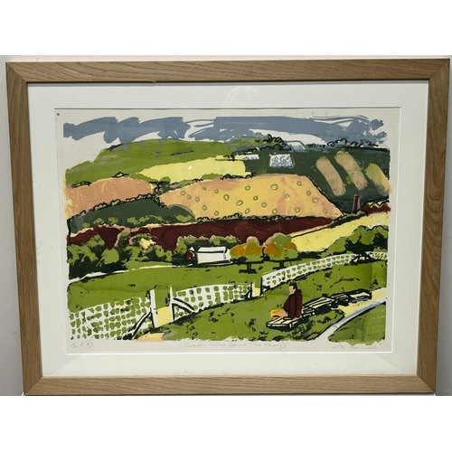 1233 - Lucy M. Hainsworth (British Contemporary); 'Lascelles Cricket Ground (The Quarry)' (Huddersfield), s... 