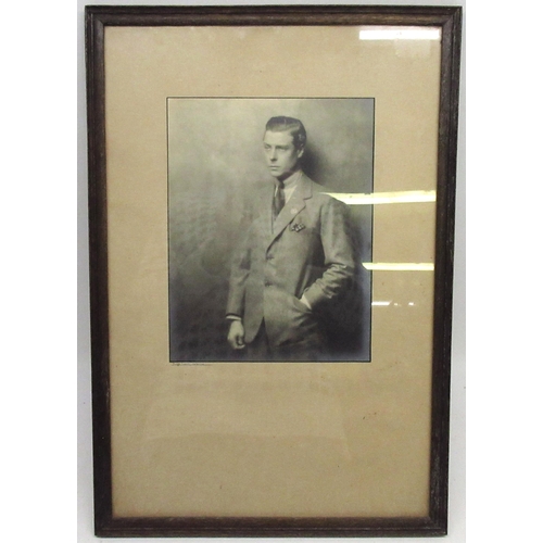 1198 - Hugh Cecil vintage monochrome photograph of the Duke of Windsor, standing in a formal three quarter ... 