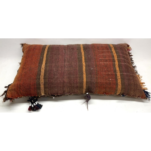 1288 - 20th century Bedouin Kelim front cushion W54cm L100cm