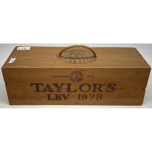 1181 - 1978 Taylor's LBV Port, Magnum in original wooden box, 1btl