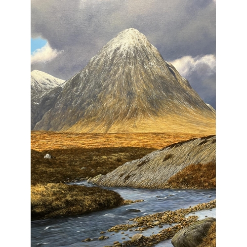 1216 - Steve Whitehead (British b.1960); 'West Highland Way' oil on canvas, with label verso, 122cm x 168cm