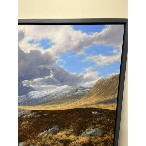 1216 - Steve Whitehead (British b.1960); 'West Highland Way' oil on canvas, with label verso, 122cm x 168cm