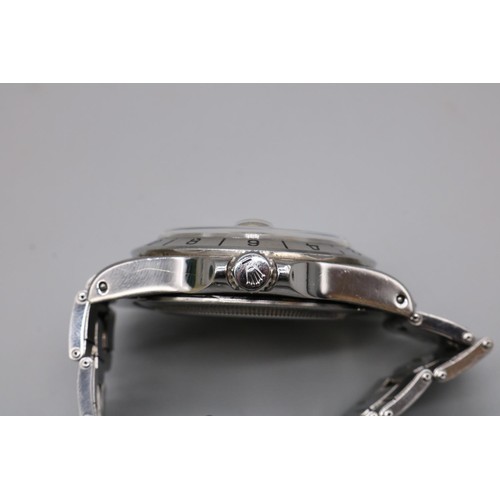 1114 - Rolex Oyster Perpetual Date Explorer II stainless steel wristwatch, signed 'Steve McQueen' black dia... 