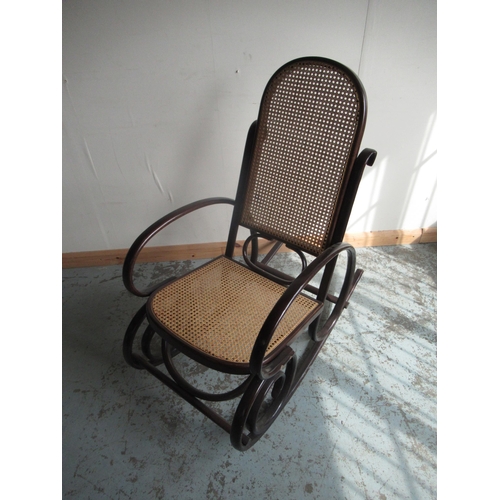 502 - Modern Thonet style bentwood rocking chair