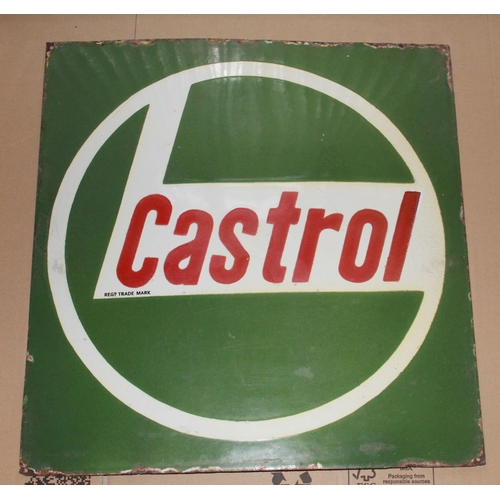 104 - Single sided enamel sign
