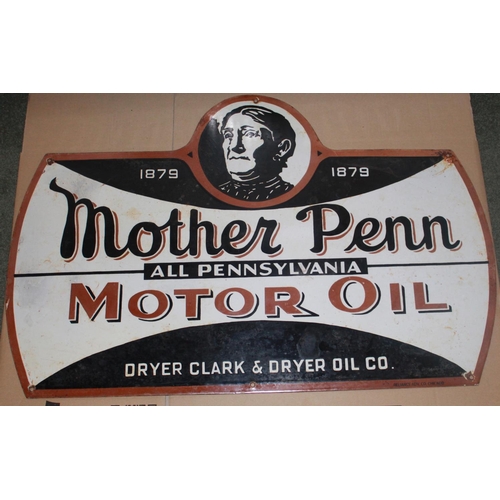 106 - Single sided enamel sign
