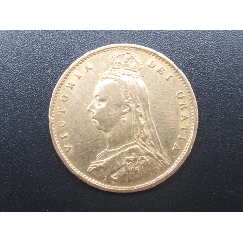 640 - Queen Victoria 1887 Half-Sovereign