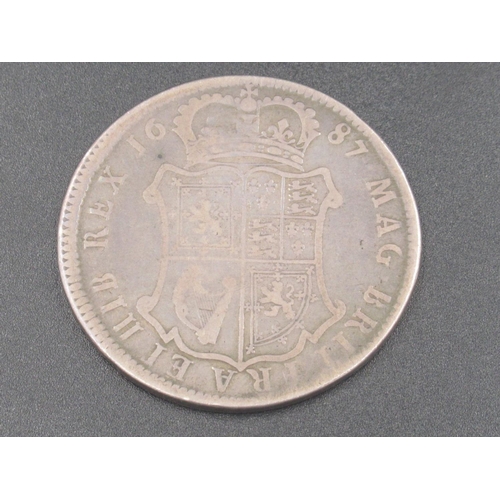 674 - James II (VII) Scottish 1687 40 shilling coin